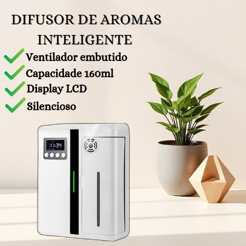 Difusor De Aromas Inteligente Aromaterapia Com Óleo Essencial